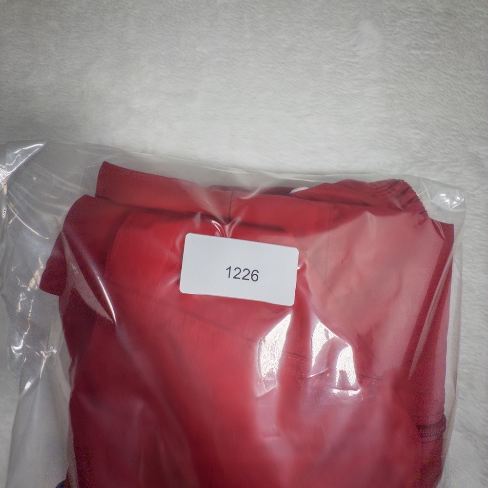 Kids Red Champion Long Creek Marina Hooded Windbreaker Jacket Size S - Picture 8 of 8